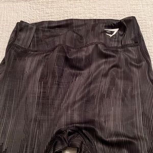 Grey, black and white Gymshark leggings size Medium
